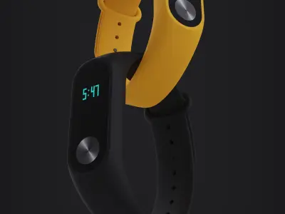 Xiaomi Mi Band 2 3D model