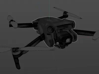 DJI Mini 4 Pro 3D model