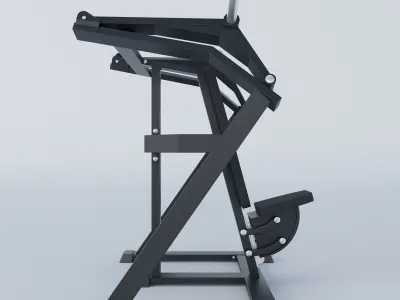 GYM EQUIPMENT SHOULDER - EQUIPAMIENTO GIMNASIO HOMBROS 3D model