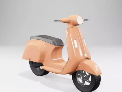 Motorcycle or scooter 3D model