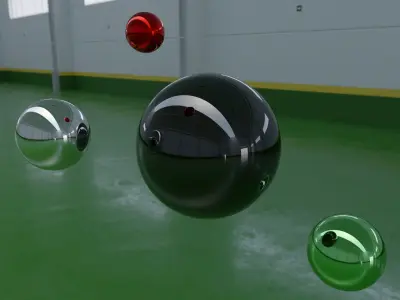 HDRI - Factory Hall Interior 4 Texture