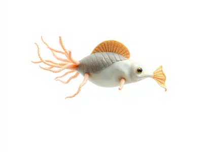 Fantastical Sea Creature Model Pack for Animation  Games Low-poly 3D model
