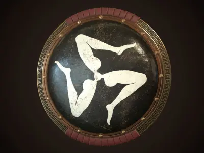 Hoplite Shield Collection 2 3D Model Pack