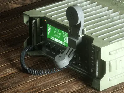 Harby Radio 3D model