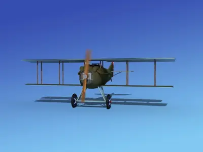 SPAD VII 3D model by Dreamscape from CGTrader