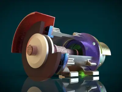 Bench Grinder I Touret a meuler Free 3D model