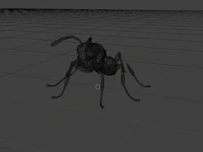 Hormiga Low-poly 3D model