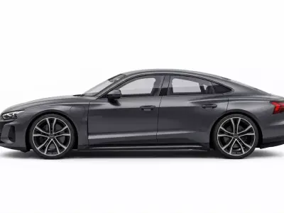 Audi RS e-tron GT in Daytona Grey Metallic Low-poly 3D model