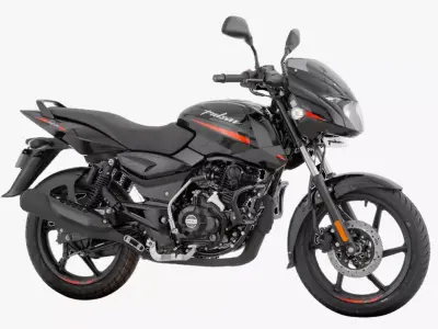 Bajaj Pulsar 125 Neon Disc Bike Low-poly 3D model