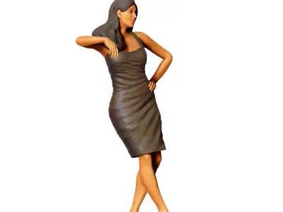 N8 Pin-up girl 3D print model