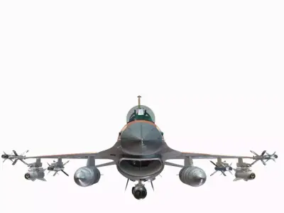 F16 A  Low-poly 3D model