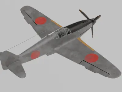  Kawasaki KI 61 Hien Military Aircraft 