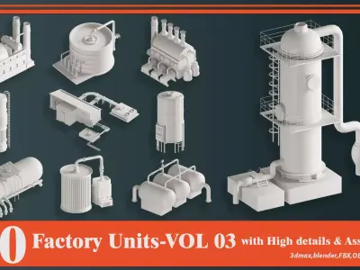 Factory Units-VOL03 3D model
