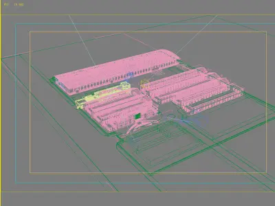 Industry Building 3D model from CGTrader