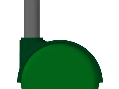 Swivel Wheels Rolling Casters Free 3D model