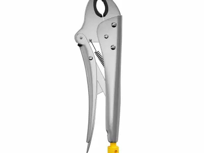 locking pliers 3D model