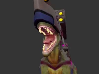 Cyber Dino 3D model