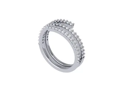 Adjustable Nail Ring For Women  3D print model purchase
