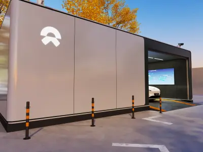  NIO-Power-Swap-Station-4-0-EV-Charging-Infrastructure- 3D model