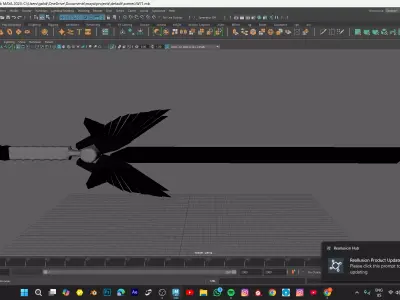 SWORD MODEL Low-poly 3D model purchase