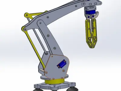 robotic arm 3D model 24