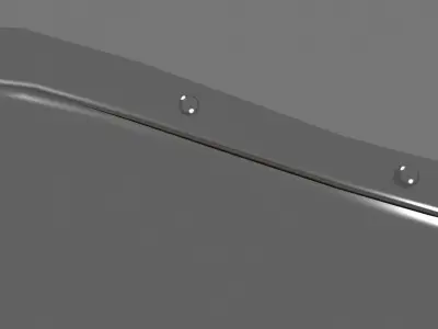 Dragons brotherhood shield Low-poly 3D model