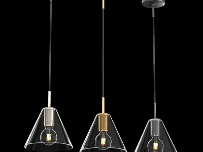 UTILITAIRE FUNNEL SHADE PENDANT 3D model