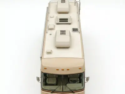 1986 Fleetwood Bounder Breaking Bad Style RV Low-poly 3D model