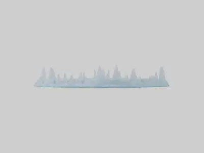 Ice maze Model Low-poly 3D model