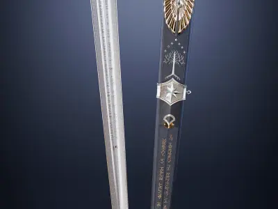 Sword of the noble Numenorian 3D model