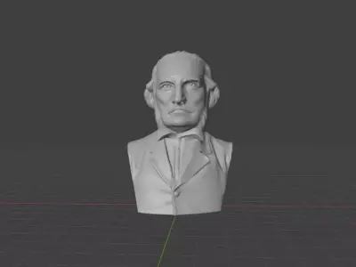 John James Audubon 3D print model