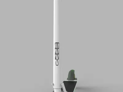 Scooter electric with design 3D model