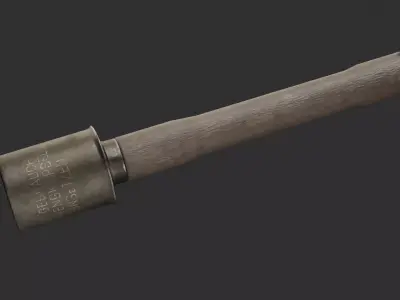 Grenade M24 Free low-poly 3D model