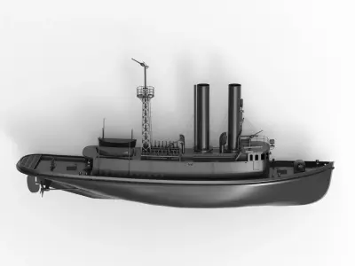vessel  3D model purchase