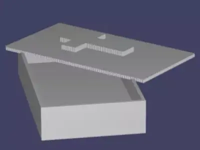 sponge sary coffin Free low-poly 3D model