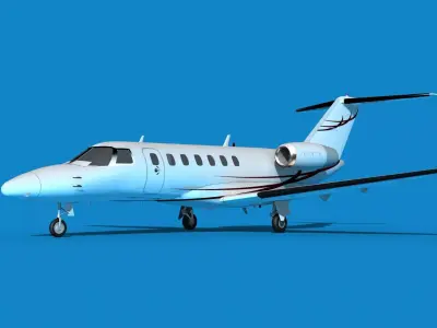 Cessna C528 Citation CJ3 V04 3D model