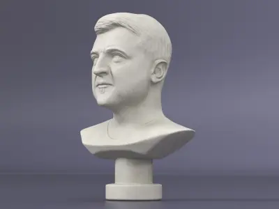  Plaster Bust of Zelensky 