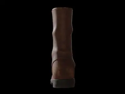 Boot military or female 3D model