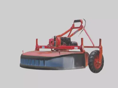 Rotarytiller Model Low-poly 3D model