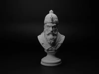 Ottoman Janissary Bust Chess 3D print model purchase
