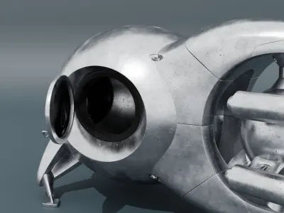Flying object for aliens Free 3D model