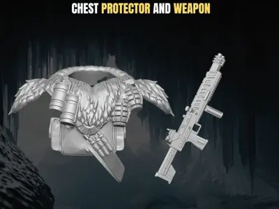 Snow Kit for action figures 3D print model