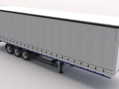 Semi Trailer 3D model