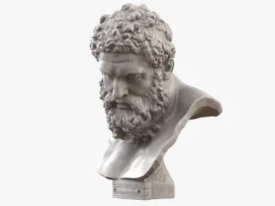 Hercules Farnese Bust 3D model