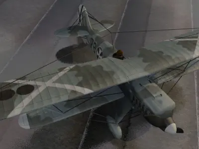 Heinkel He-51 A-1 3D model