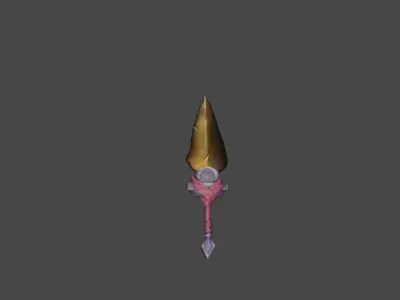 Zeloeman Sword A 26 Low-poly 3D model