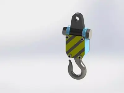 Crane Hook Free 3D model