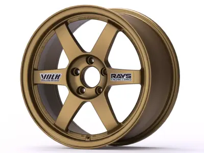 Volk RAYS TE37 Original 3D model