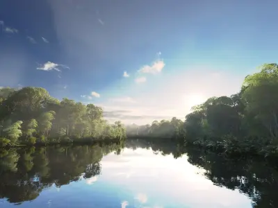 Amazon River 3D model