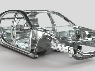 Car Frame 3D model purchase